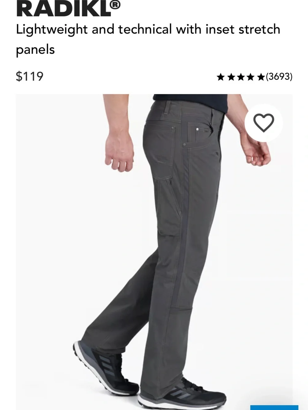 Kuhl Men's Pants - carbon is the color